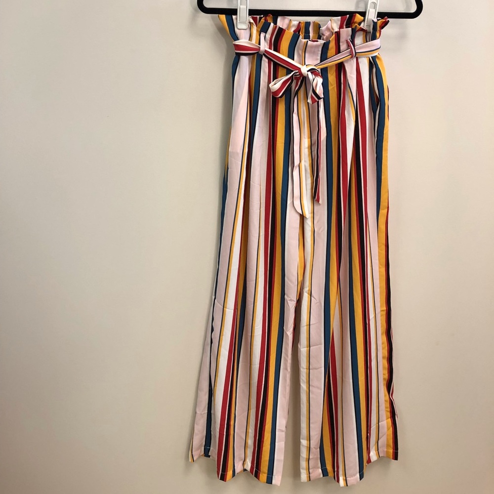Multi colored stripe pant